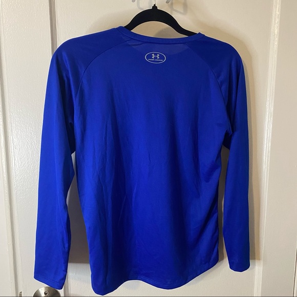 Youth Under Armour Blue long sleeve tee - Picture 2 of 5